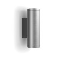 Philips Hue Appear zewnętrzna lampa ścienna inox 2x8W - 2763098
