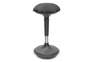 Digitus Ergonomiczny stołek / pomoc do pozycji stojącej, z regulowaną wysokością za pomocą sprężyny gazowej