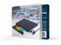 GEMBIRD ZEWNĘTRZNA NAGRYWARKA DVD 8X, CD 24X USB 3.1 SLIM CZARNA - 2762218