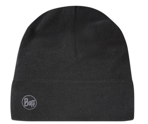 Czapka BUFF MERINO MIDWEIGHT BEANIE SOLID BLACK - 2762914