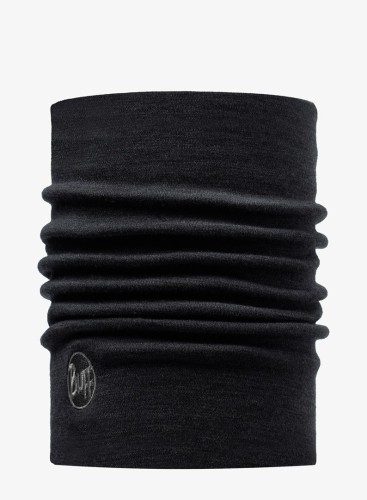 Bandana BUFF MERINO HEAVYWEIGHT NECK WARMERSOLID BLACK - 2762885