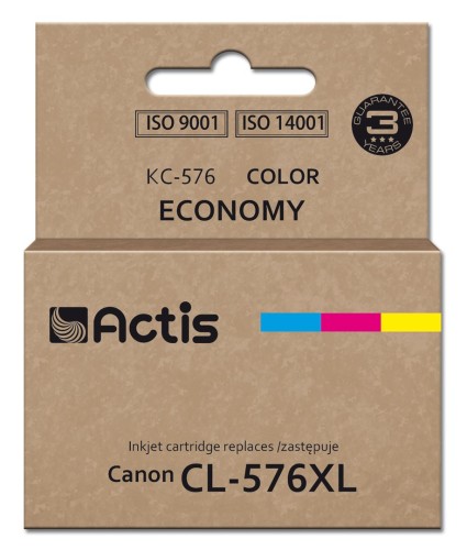 Actis KC-576 Tusz (zamiennik Canon CL-576XL; Supreme; 15 ml; kolor: niebieski, żółty, czerwony. - 2751947