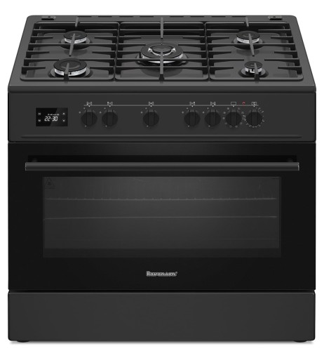 Kuchnia gazowo elektryczna Ravanson KWGE-K90A Cheff Modern Black (czarny) - 2780820