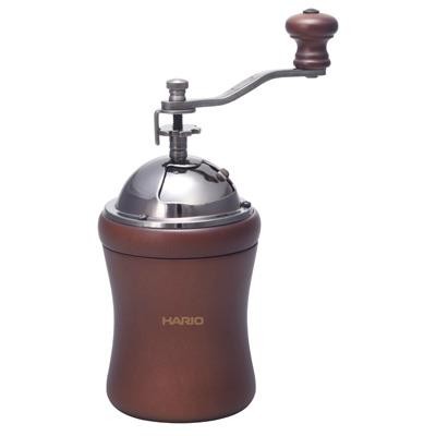 Młynek do kawy HARIO Coffee Mill Dome MCD-2 (ręczny, żarnowy; kolor ciemnobrązowy) - 708025