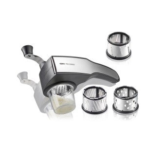 Młynek do sera/czekolady + 3 tarki GEFU G-89133