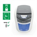 Niszczarka Leitz IQ OptiMax Home Office 225, 15l, P5, 6 kartek, Automatyczny Start/Stop, Funkcja cofania, Obrotowy pojemnik - 33% większa pojemność na ścinki - 2781672