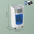 Niszczarka Leitz IQ OptiMax Home Office 225, 15l, P5, 6 kartek, Automatyczny Start/Stop, Funkcja cofania, Obrotowy pojemnik - 33% większa pojemność na ścinki - 2781674
