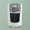 Niszczarka Leitz IQ OptiMax Small Office 350, 22l, P5, 8 kartek, Automatyczny Start/Stop, Funkcja cofania, Obrotowy pojemnik - 33% większa pojemność na ścinki - 2781688