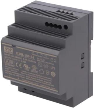 Przewodowy zasilacz 24V DC 100W na szynę DIN czarny ZS-24/100 Tech Sterowniki - 2782213