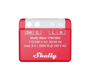 Inteligentny sterownik Z-Wave Shelly Wave 1PM Mini LR