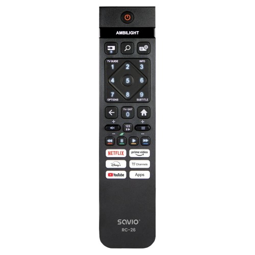 SAVIO PILOT UNIWERSALNY/ZAMIENNIK DO TV PHILIPS - SMART TV RC-26 - 2783884
