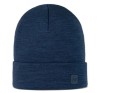 Czapka BUFF MERINO HEAVYWEIGHT BEANIE SOLID NIGHT BLUE - 2762909