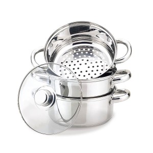 Garnek do gotowania na parze 3L, 20cm MR-2900-20 MAESTRO