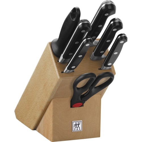 Zestaw 5 noży w drewnianym bloku Zwilling Professional S - 2787785
