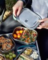 BB-Lunch box stalowy L, oliwkowy - 2788177