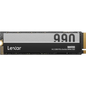Dysk SSD Lexar | Zobacz materiał NM990 | 2000 GB | Format dysku SSD M.2 2280 | Interfejs dysku półprzewodnikowego PCIe Gen 5x4 | Prędkość odczytu 14000 MB/s | Prędkość zapisu 10000 MB/s