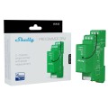 Shelly Wave Pro Dimmer 2PM – Ściemniacz oświetlenia Z-Wave, 2 kanały, bezprzewodowy do LED i halogenów, montaż na szynie DIN - 2788860