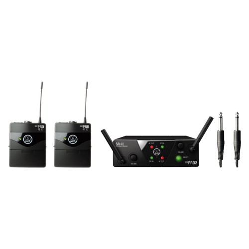 Mikrofonowy zestaw bezprzewodowy AKG WMS40 Mini2 Instrumental Set BD US25B/D - 2789295