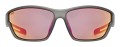 Uvex 5330872213 okulary sportowe Unisex Oprawki pełne Szary - 2785228