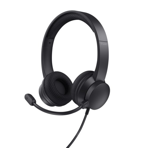 Zestaw słuchawkowy Trust HS-260 ENC Black - 2790974
