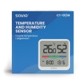 SAVIO STACJA POGODY BEZPRZEWODOWA, CZUJNIK TEMPERATURY I WILGOTNOŚCI, LCD, DO UŻYTKU WEWNĘTRZNEGO, UCHWYT MAGNES SAVCT-01/W - 2792377