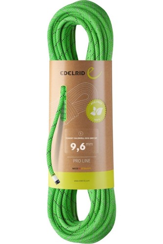 Lina tommy caldwell eco dry dt 9,6mm 60m-neon green EDELRID - 2792557