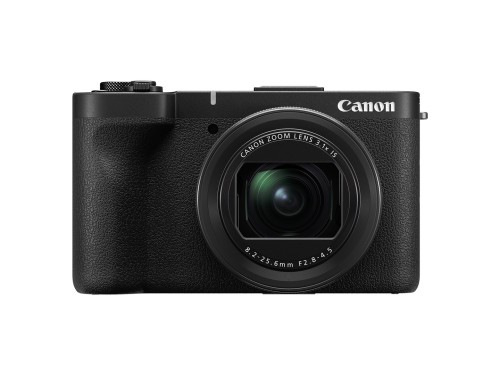 Aparat Canon PowerShot V1 22 MP z zoomem optycznym 3,1x, stabilizatorem obrazu, maks. ISO 32000, ekranem 1,4", nagrywaniem wideo, kolor czarny - 2794914