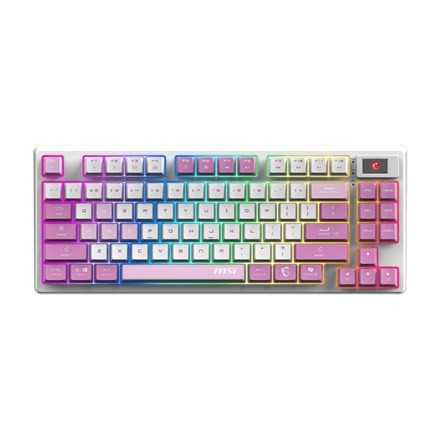 Klawiatura gamingowa VIOLET US/FORGE GK600 TKL W VIOLET MSI - 2795575
