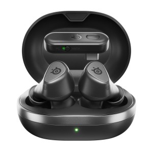 Słuchawki SteelSeries Arctis GameBuds dla Xbox Series X/S z Bluetooth, do uszu, wyciszające, bezprzewodowe, czarne