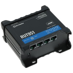 Router Wi-FI 4 LTE CAT.4 RUT951 PoE+ z Zasilaczem (60W), 2x SIM, eSIM