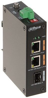 Dahua PFS3103-1GT1ET-60-V2 3-portowy bez zarządzania switch przemysłowy z 2 portami PoE - 2796225