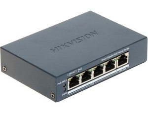 Switch POE Hikvision DS-3E1505P-EI/M 4-Portowy