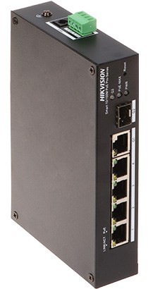 Hikvision DS-3T1306P-SI/HS 4 Port Fast Ethernet Smart Harsh POE Switch - 2796281