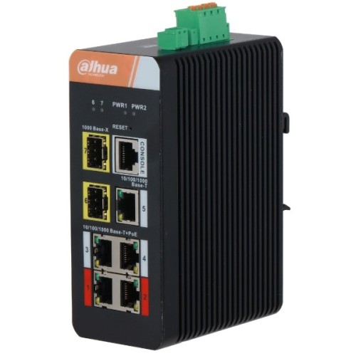 switch przemysłowy IS4207-4GT-120 5-portowy + 2 x SFP Dahua - 2796314
