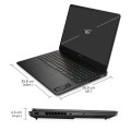 HP OMEN 16-am0007nw Ultra 5 225H 16.0" 2K IPS 144Hz 300nits AG 32GB DDR5 5600 SSD1TB GeForce RTX 5060_8GB Cam1080p 83Wh Win11 Shadow Black 2Y - 2796818