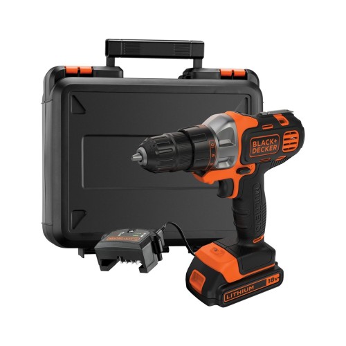 Black & Decker MT218K-QW oscylujące narzędzie wielofunkcyjne Czarny, Pomarańczowy 8500 OPM - 2797921