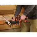 Black & Decker MT218K-QW oscylujące narzędzie wielofunkcyjne Czarny, Pomarańczowy 8500 OPM - 2797919