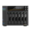 NAS Asustor AS6808T; Tower; 8x (3.5" SATA HDD/ 2.5" SSD); AMD Ryzen Embedded V3C14; 16G ECC DDR5 SODIMM (max. 64GB), 2x 10GbE, 2x 5GbE, 4x M.2 2280 NVMe PCIe 4.0, 2x USB4, 2x USB 3.2 Gen, 1x optional - 2797939