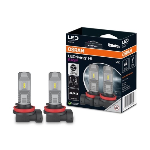 Żarówka LED (Karton 2szt.) H11/H16/H8 12V 8,2W PGJ19 bez homologacji drogowej Ledriving 6000K - 2798316