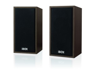 Zestaw głośników IBOX IGLSP1 IGLSP1 (2.0; kolor brązowy) (WYPRZEDAŻ)