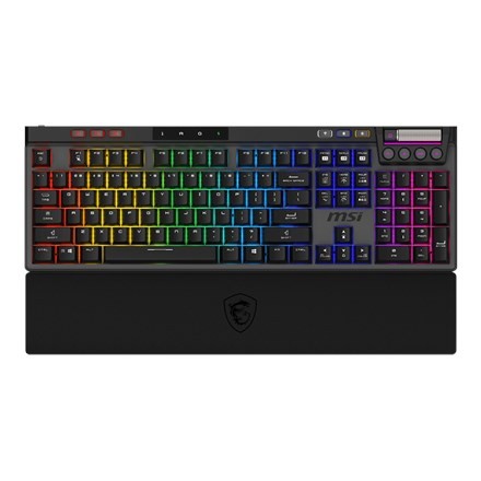 Klawiatura gamingowa czarna MSI STRIKE PRO W SILENT US - 2798457