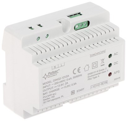 DING2-12V2A DING2 13,8V/2A zasilacz buforowy impulsowy na szynę DIN Grade 2 - 2798834