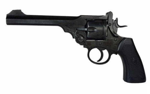 Rewolwer WEBLEY MKVI .455 Service kal.5,5 mm Diabolo łuski 6-strzał. lufa 6" CO2 Battlefield Ekp do17J (WYPRZEDAŻ) - 2799014