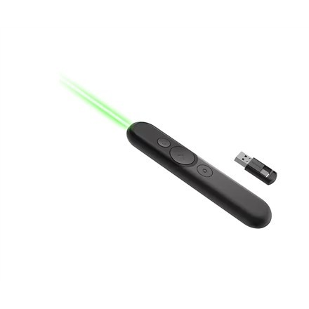 Lenovo | Laserowy ładowalny pilot do prezentacji | Czarny - 2799211