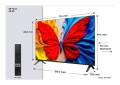 Telewizor TCL QLED | Zobacz materiał 32S5K | 32 | Telewizor Smart TV | Telewizor z platformą Android | Rozdzielczość FHD | Czarny - 2800276