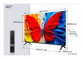Telewizor TCL QLED 40S5K Rozdział 40 | Telewizor Smart TV | Telewizor z platformą Android | Rozdzielczość FHD | Czarny - 2800281