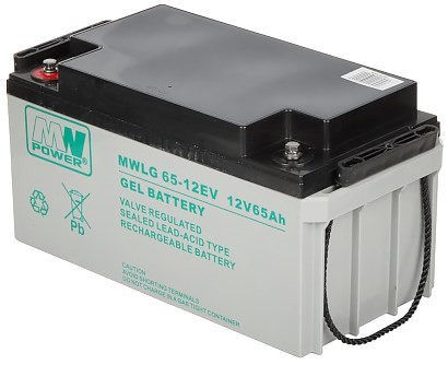 Akumulator żelowy 12V/65AH-MWLG MW Power - 2800877