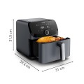 Tefal EY855B Easy Fry Mega frytownica powietrzna, 7.5L - 2793399