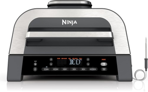 NINJA | Grill i frytownica powietrzna 6 w 1 MAX | DG551EU | 3,8 L | Liczba programów 6 | Srebrny/ - 2793412