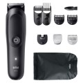 Zestaw do pielęgnacji Braun 9 w 1 All-in-One Series 5 AIO5540, bezprzewodowy, liczba stopni długości 14, czarny - 2793534